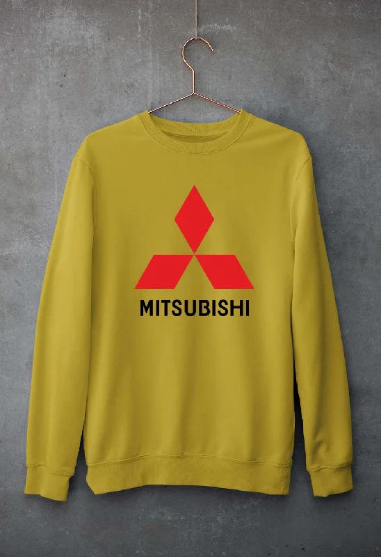 Mitsubishi Unisex Sweatshirt for Men/Women Hoodie with Snap Buttons Easy Quick