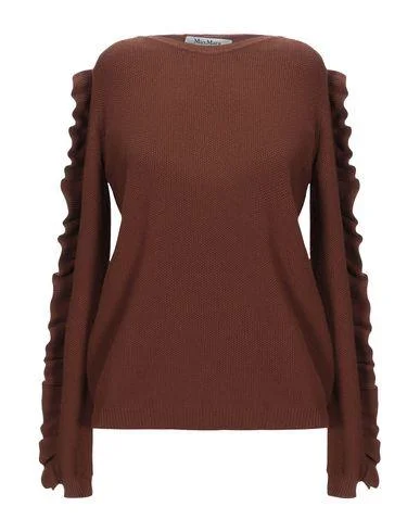 Max Mara Women Jumper Cocoa S INT Modern Contemporary Chic