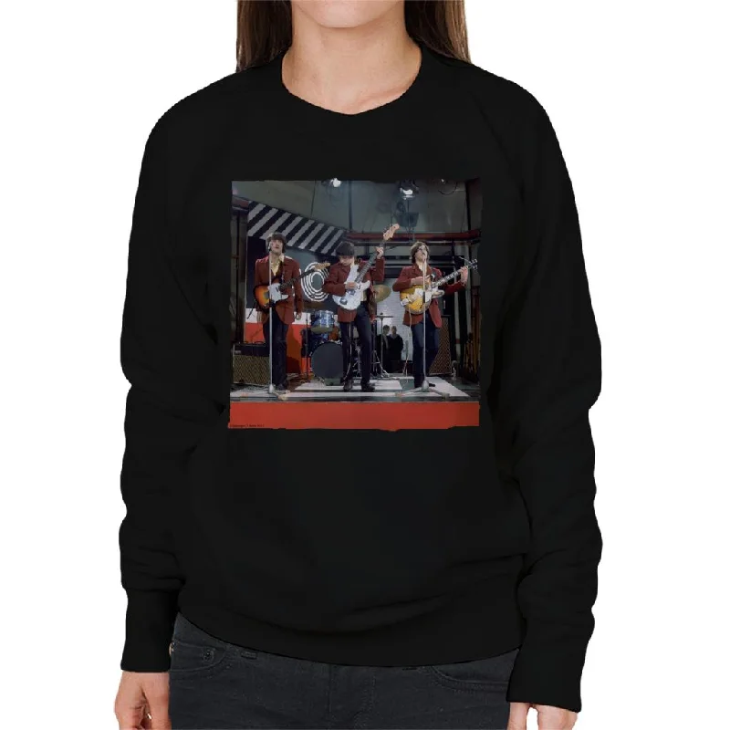 TV Times The Kinks 60s Pop Group Live Women's Sweatshirt Hoodie with Drawstring Waist Adjustable Fitted TV Times The Kinks 60s Pop Group Live Women's Sweatshirt Hoodie with Drawstring Waist Adjustable Fitted