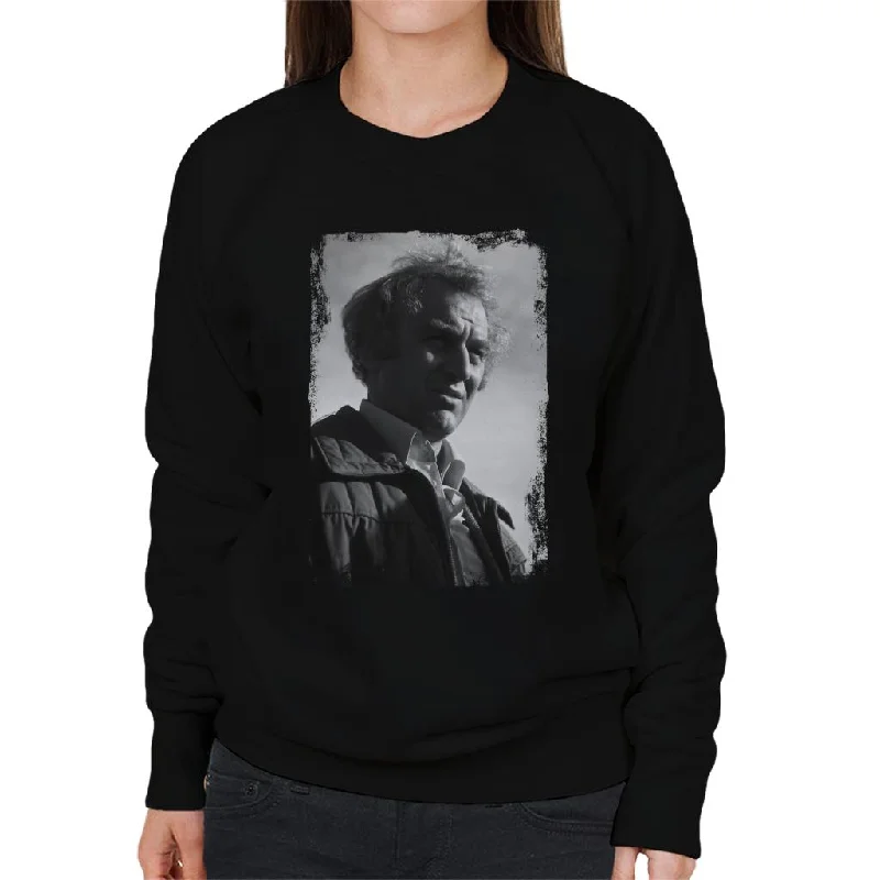 TV Times John Thaw The Sweeney 1976 Women's Sweatshirt Hoodie with Typography Text Message TV Times John Thaw The Sweeney 1976 Women's Sweatshirt Hoodie with Typography Text Message