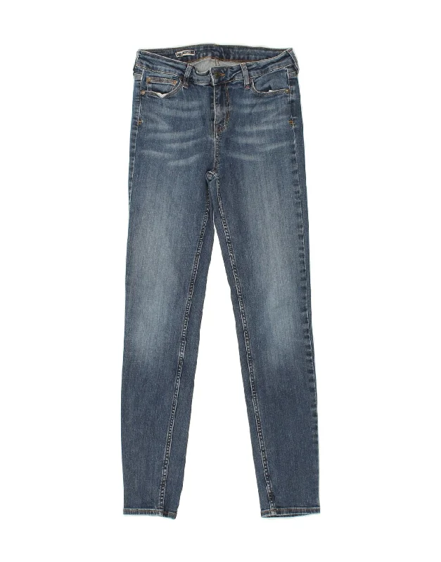 FAT FACE Womens Super Skinny Jeans W26 L28  Blue Cotton Comfortable Flare Leg Jeans