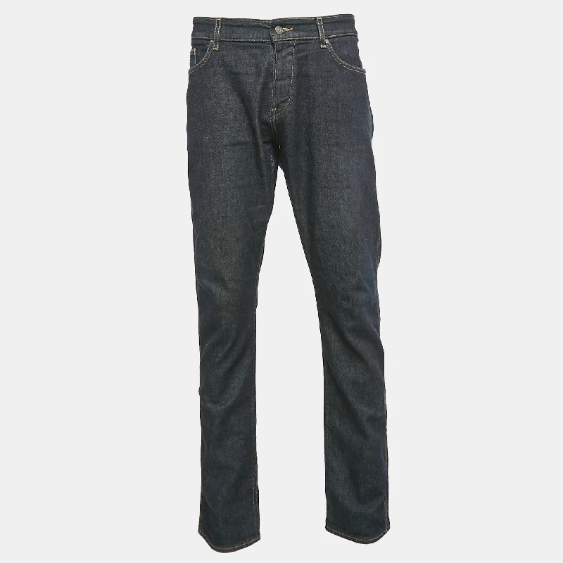 Boss By Hugo Boss Navy Blue Denim Delaware Slim Fit Jeans Trendy Low-Rise Slim Jeans Boss By Hugo Boss Navy Blue Denim Delaware Slim Fit Jeans Trendy Low-Rise Slim Jeans