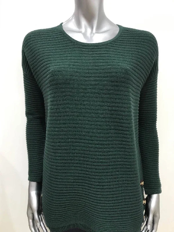 Horizontal ribbed jumper Spandex Rayon Corduroy
