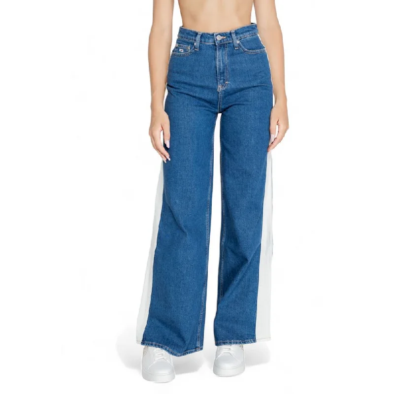 Tommy Hilfiger Jeans  Cotton Rigenerato Jeans & Women's Pant Stylish Acid-Wash Jeans
