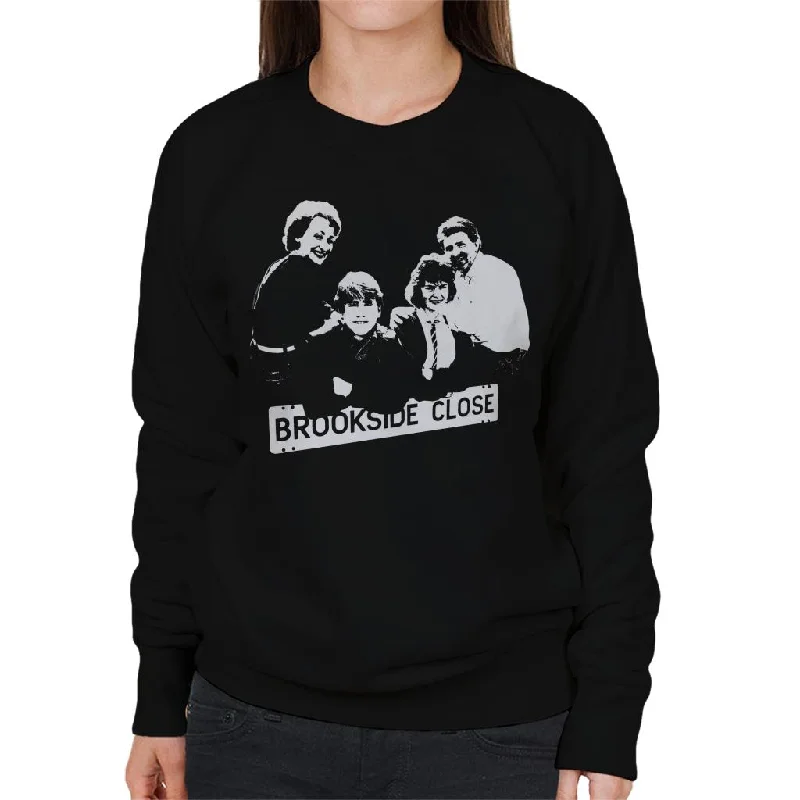 TV Times Brookside Cast 1985 Women's Sweatshirt Hoodie with Elastic Waist Stretchable Comfortable TV Times Brookside Cast 1985 Women's Sweatshirt Hoodie with Elastic Waist Stretchable Comfortable