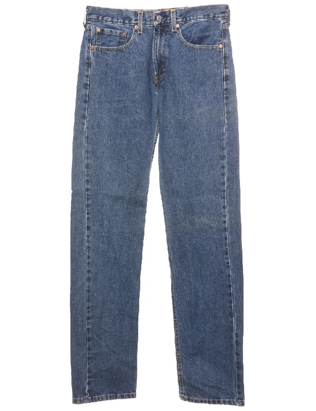 Levi's Medium Wash 505 Jeans - W30 L37 Elegant Tapered Leg Denim