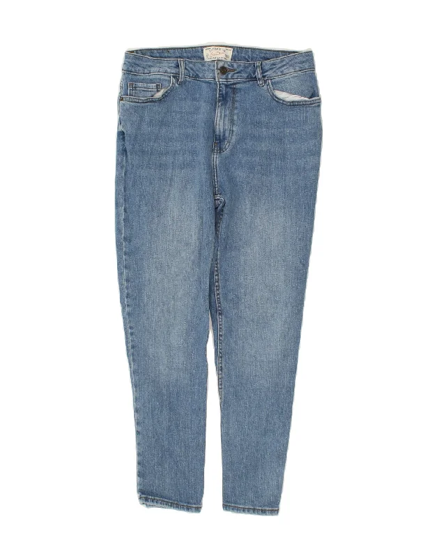 FAT FACE Womens Chesham Girlfriend Skinny Jeans UK 10 Small W32 L26  Blue Cozy Relaxed Fit Denim Jeans