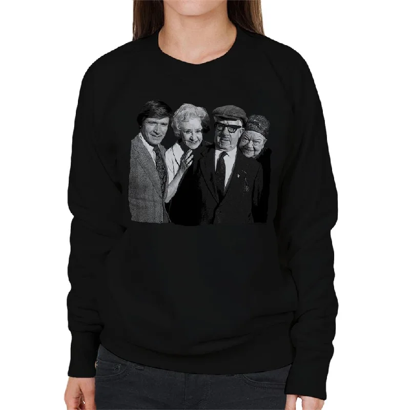 TV Times Select Cast Of Coronation Street 1975 Women's Sweatshirt Hoodie with Toggle Buttons Decorative Unique