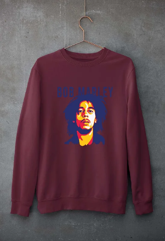 Bob Marley Unisex Sweatshirt for Men/Women Hoodie with Cuffed Sleeves Snug Secure