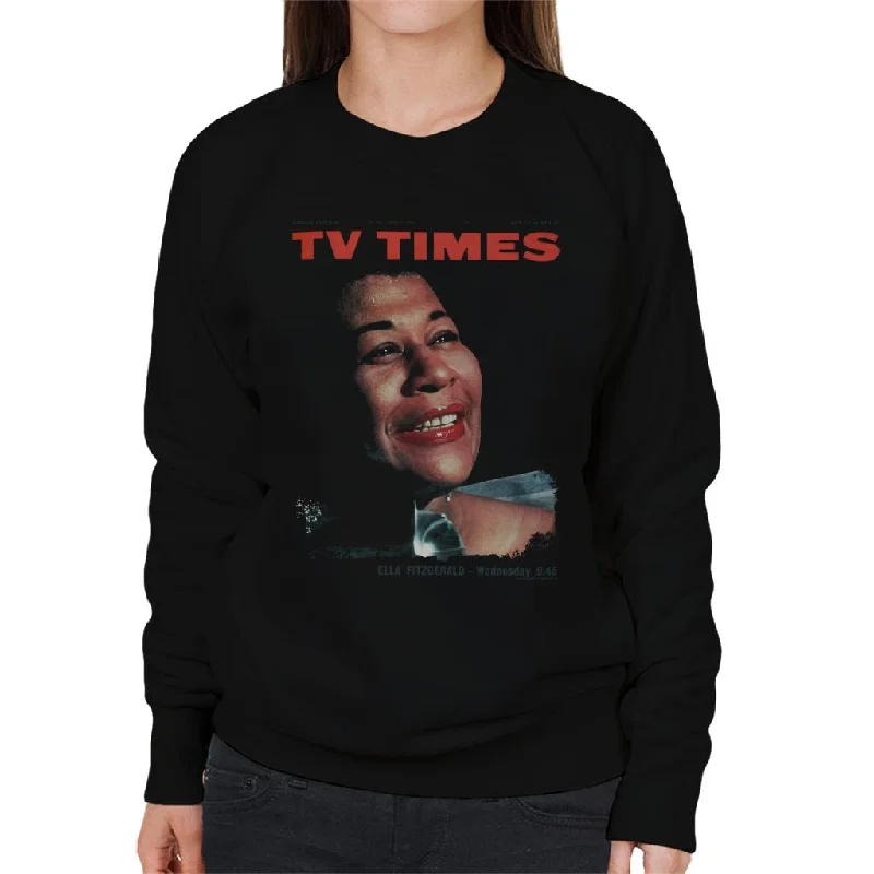 TV Times Ella Fitzgerald 1964 Cover Women's Sweatshirt Oversized Hoodie Comfort Casual