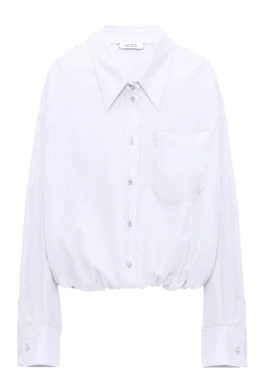 Silky Ease Blouse Drape Neck Blouse