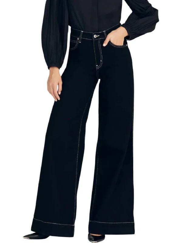 Coralie High Rise Wide Leg Jeans In Wooster Trendy Skinny High-Waist Jeans