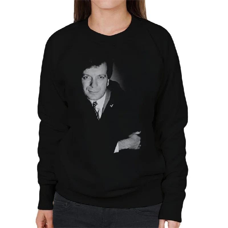 Tony Wilson Portrait Women's Sweatshirt Hoodie with Patch Decorative Personalized