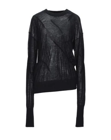 Helmut Lang Women Jumper Black M INT Striped Floral Plaid