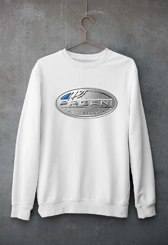 Pagani Unisex Sweatshirt for Men/Women Hoodie with Hem Embroidery Detailed Premium