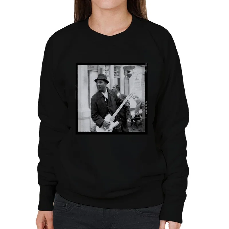 TV Times Muddy Waters Blues And Gospel Train 1964 Women's Sweatshirt Hoodie with Relaxed Fit Easy Casual TV Times Muddy Waters Blues And Gospel Train 1964 Women's Sweatshirt Hoodie with Relaxed Fit Easy Casual