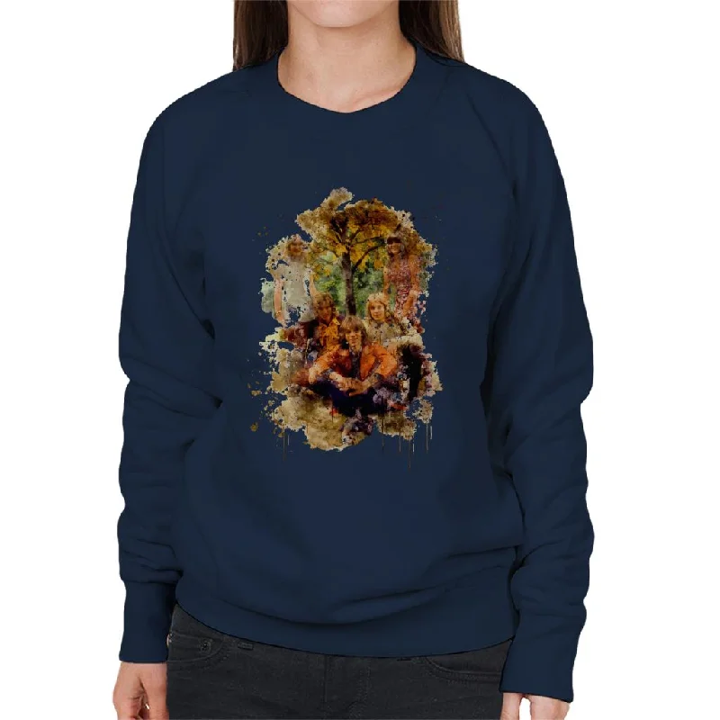 TV Times The New Seekers 1971 Women's Sweatshirt Hoodie with Hem Patch Decorative Personalized TV Times The New Seekers 1971 Women's Sweatshirt Hoodie with Hem Patch Decorative Personalized