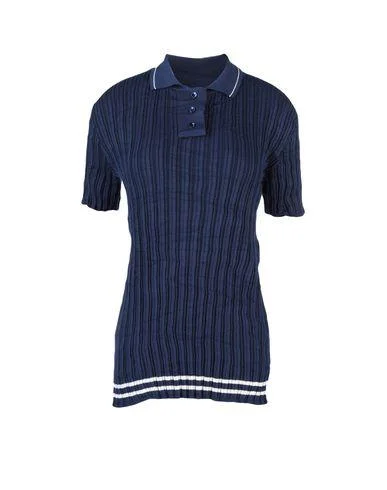 Maison Margiela Women Jumper Blue L INT Nylon Fabric Polyester Fabric Spandex Fabric