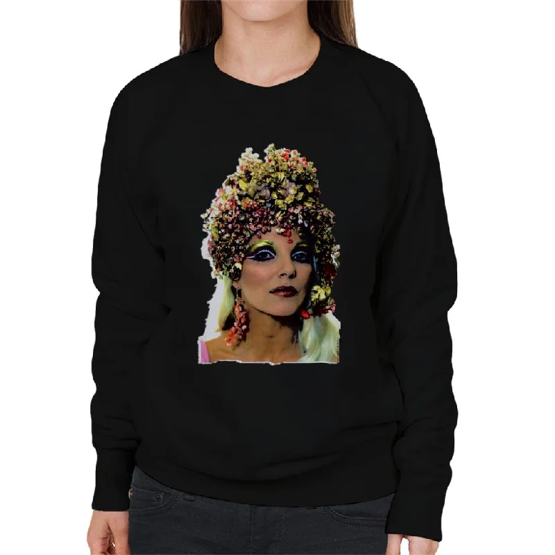 TV Times Joan Collins Space 1999 Women's Sweatshirt Hoodie with Hem Contrast Bold Stylish TV Times Joan Collins Space 1999 Women's Sweatshirt Hoodie with Hem Contrast Bold Stylish