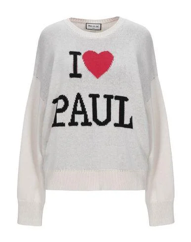 Paul & Joe Women Jumper Beige 3 Designer Nylon Fabric Polyester Fabric Spandex Fabric