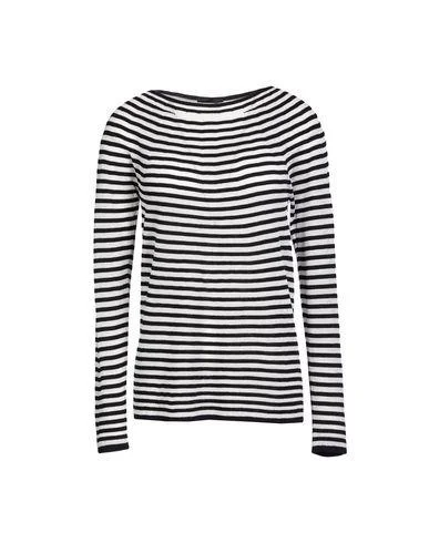 Giorgio Armani Women Jumper Black 12 UK Bright Pastel Dark