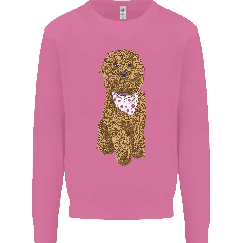 A Doodle Goldendoodle Dog Mens Sweatshirt Jumper Hoodie Sweatshirt Pullover