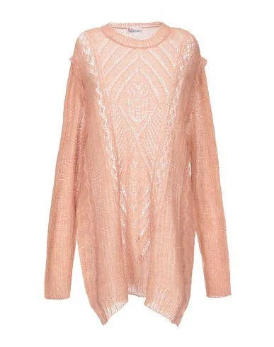 Redvalentino Women Jumper Pale pink M INT Fitted Slim Tailored