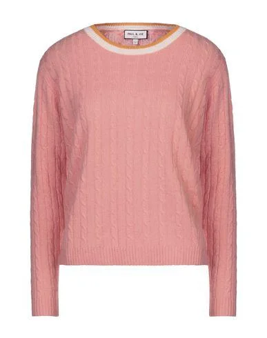 Paul & Joe Women Jumper Salmon pink 4 Designer Faux Fur Fabric Real Fur Fabric Shearling Fabric