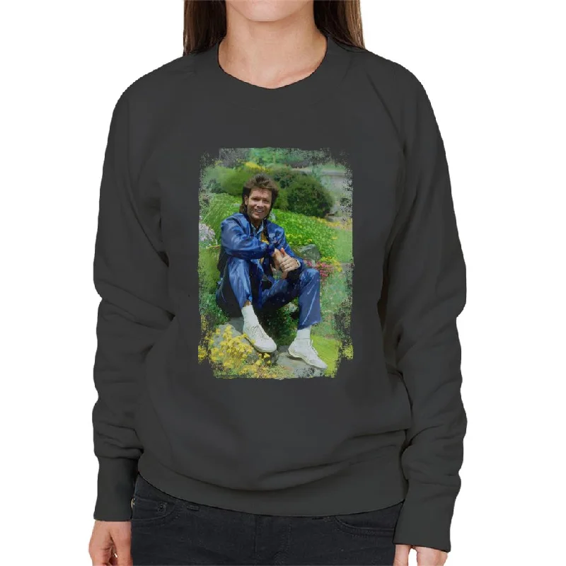 TV Times Cliff Richard Garden Women's Sweatshirt Hoodie with Fur Luxurious Winter