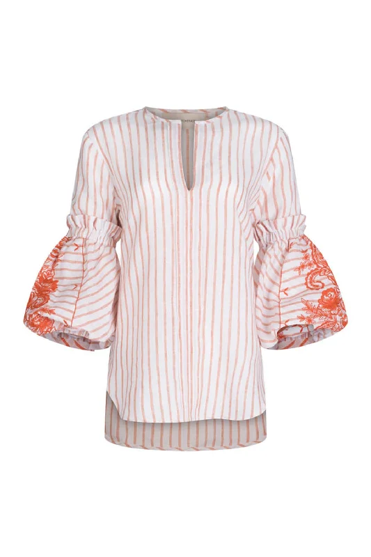 Lucaya Blouse Feminine Satin Blouse