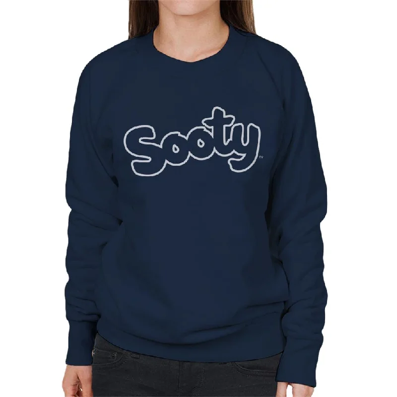Sooty Retro Logo Women's Sweatshirt Hoodie with Embroidery Detailed Premium
