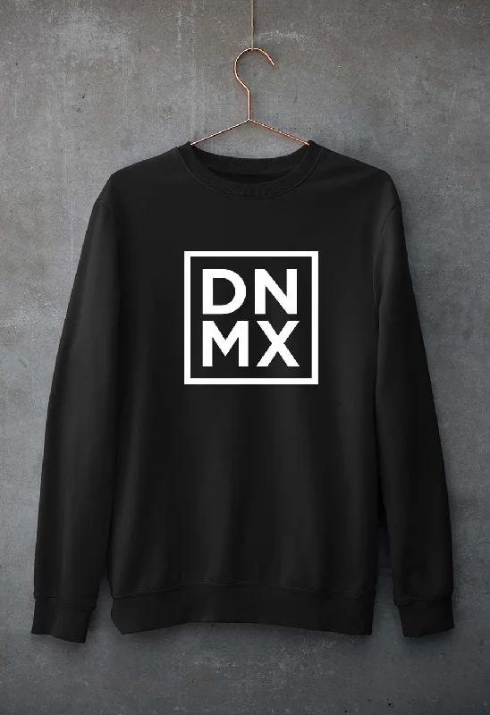 DNMX Unisex Sweatshirt for Men/Women Hoodie with Stripes Bold Sporty