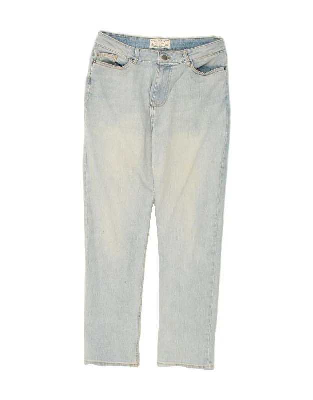 FAT FACE Womens Chesham Girlfriend Slim Jeans UK 10 Small W27 L27  Blue Comfortable Stretch Fit Jeans