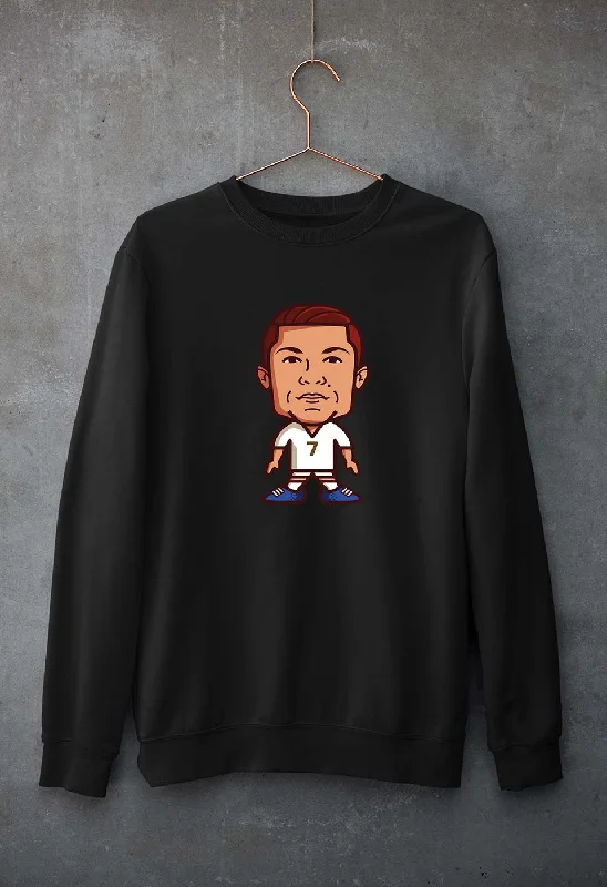 Cristiano Ronaldo CR7 Unisex Sweatshirt for Men/Women Hoodie with Drop Shoulder Relaxed Streetwear Cristiano Ronaldo CR7 Unisex Sweatshirt for Men/Women Hoodie with Drop Shoulder Relaxed Streetwear