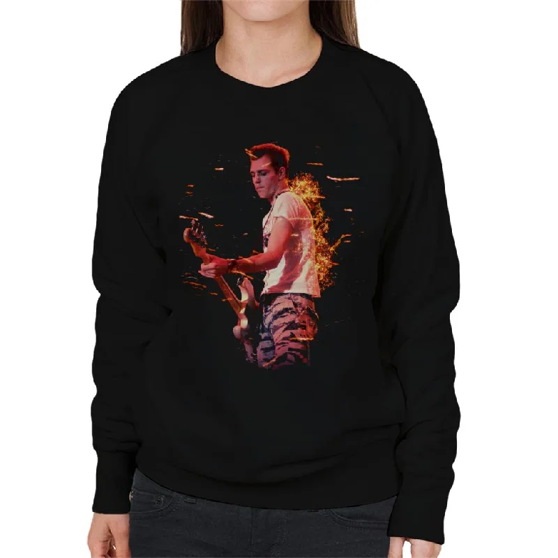 TV Times The Clash Bass Player Paul Simonon Women's Sweatshirt Hoodie with Drawcord Adjustable Secure TV Times The Clash Bass Player Paul Simonon Women's Sweatshirt Hoodie with Drawcord Adjustable Secure