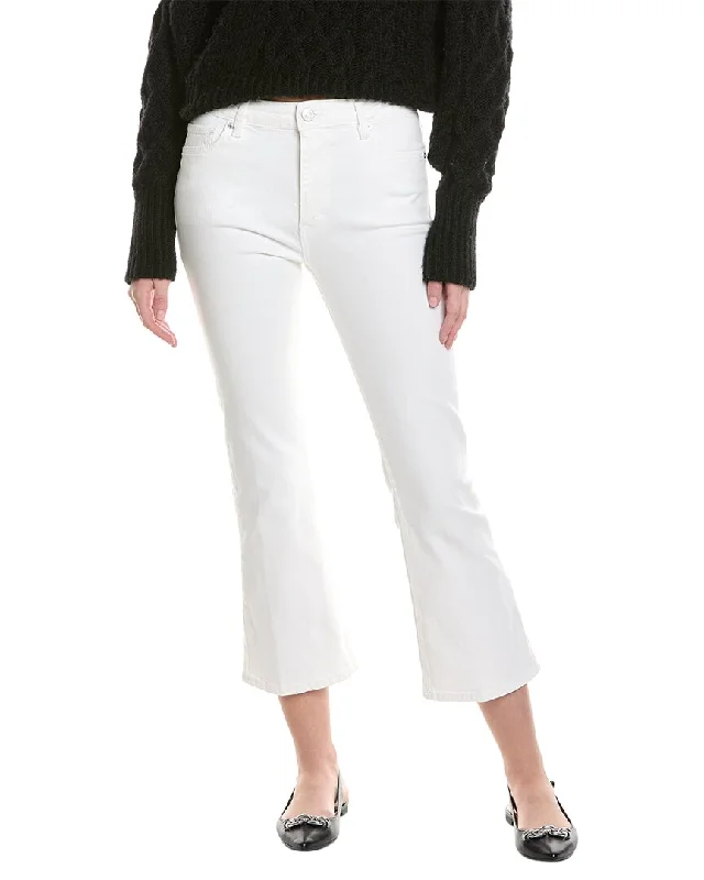 FRAME Denim Le Crop Mini Boot Jean Fashionable White Denim Jeans