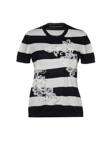 Ermanno Scervino Women Jumper White 8 UK Fitted Slim Tailored