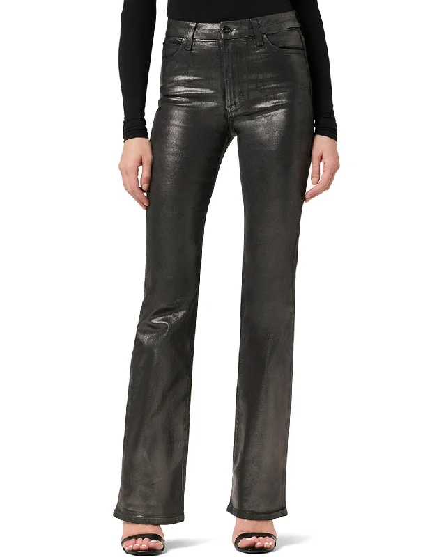 JOE'S Jeans Hi Honey Gunmetal Bootcut Jean Trendy Wide-Leg High-Waist Denim