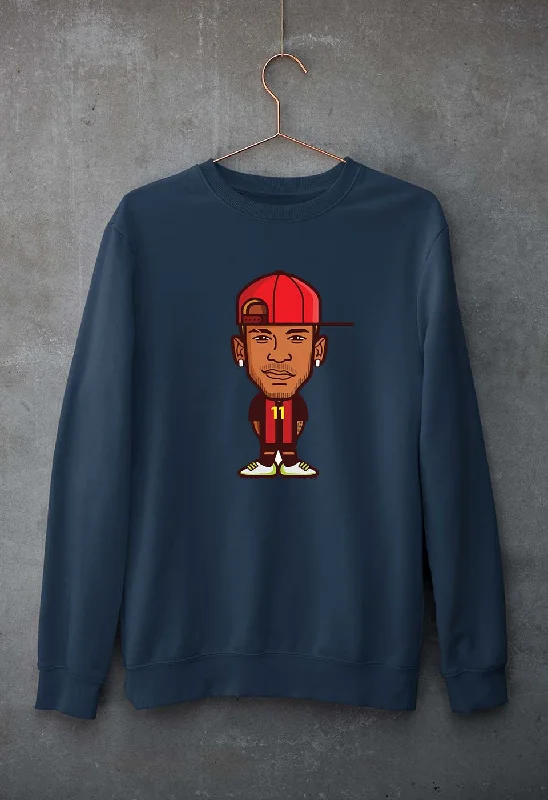 Neymar Unisex Sweatshirt for Men/Women Hoodie with Contrast Stitching Detailed Premium Neymar Unisex Sweatshirt for Men/Women Hoodie with Contrast Stitching Detailed Premium