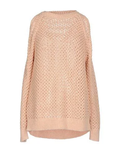 Pinko Women Jumper Pink S INT Welt Pockets Slit Pockets Flap Pockets
