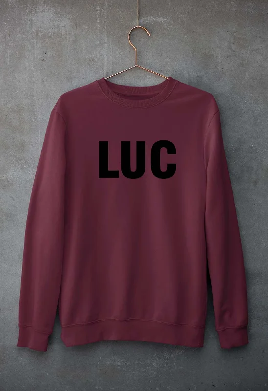 LUC Unisex Sweatshirt for Men/Women Hoodie with Applique Textured Unique