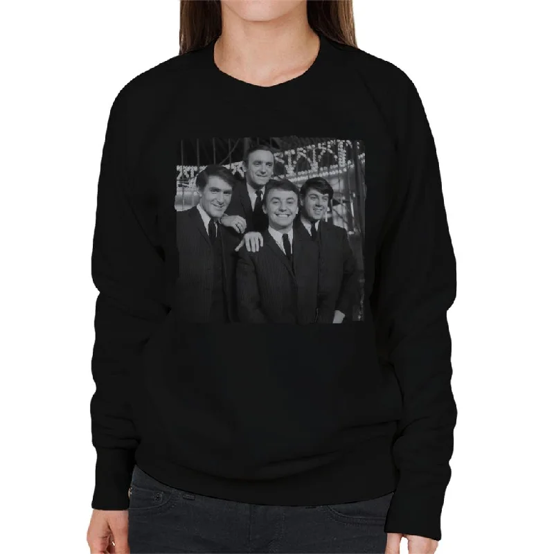 TV Times Sixties Group Gerry And The Pacemakers Women's Sweatshirt Hoodie with High Neck Warm Protective TV Times Sixties Group Gerry And The Pacemakers Women's Sweatshirt Hoodie with High Neck Warm Protective