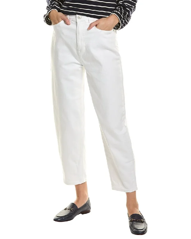 Current/Elliott The Jaunt Blanc Balloon Leg Jean Trendy Cut-Off Denim Shorts