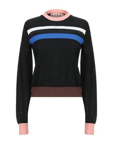 Marni Women Jumper Black 14 UK Slim Fit Regular Fit Oversized