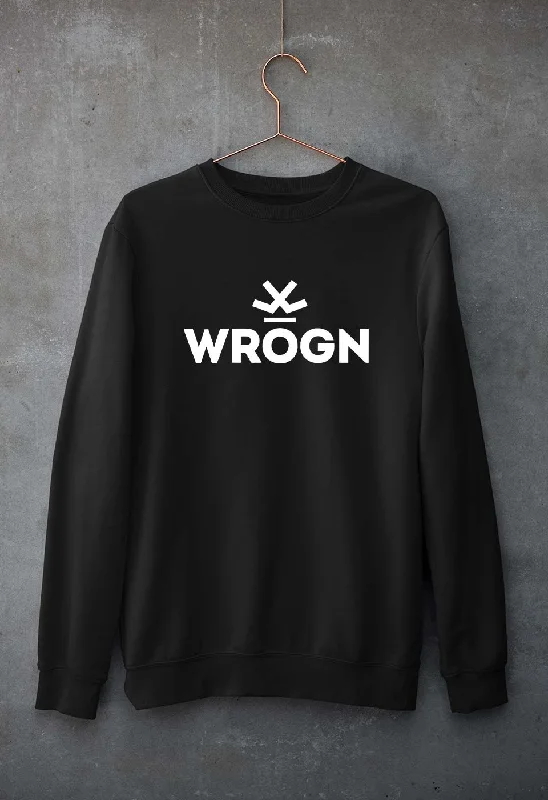 Wrong Unisex Sweatshirt for Men/Women Hoodie with Ribbed Hem Stretchable Secure