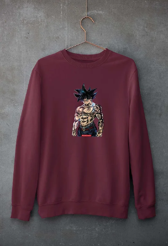 Goku Unisex Sweatshirt for Men/Women Hoodie with Mock Neck Collared Structured