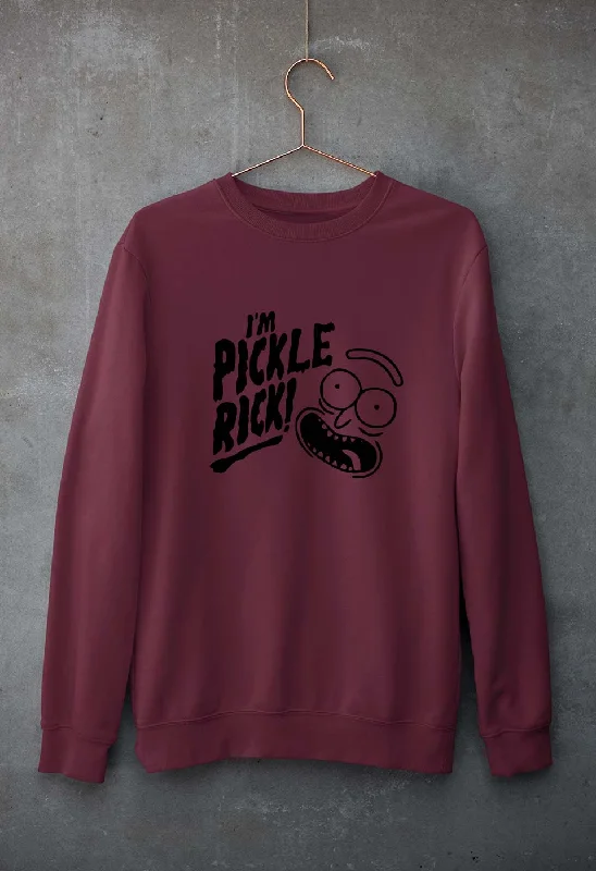 Rick and Morty Unisex Sweatshirt for Men/Women Hoodie with Emblem Brand Identity