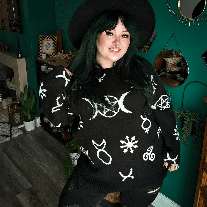 Mystic Jumper Ribbed Striped Patterned