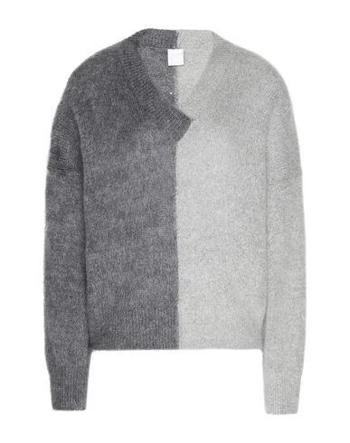 8 By Yoox Women Jumper Light grey XS INT Wool Fabric Cashmere Fabric Tweed Fabric