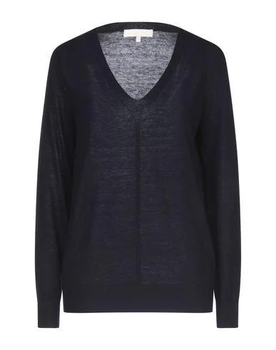 Vanessa Bruno Women Jumper Dark blue L INT Mesh Sweater Canvas Denim